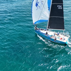 White Sail Boat 2