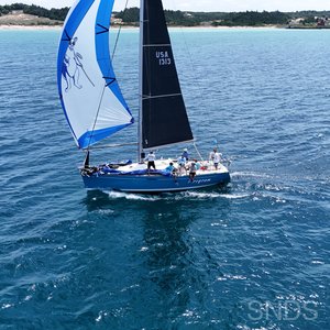 White Sail Boat 5